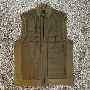 Men's Olive Green Vest Banana Republic